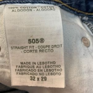Levi's Shorts - LEVI’S 505 Dark Wash Raw Hem High Rise Jean Shorts Levi's Shorts - LEVI’S 505 Dark Wash Raw Hem High Rise Jean Shorts